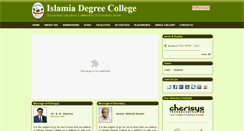 Desktop Screenshot of islamiadegreecollege.com